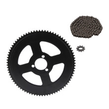 80T 25H Ketten- und Ritzel-Set 34 mm 146 Glieder Kette 10T H Lochritzel