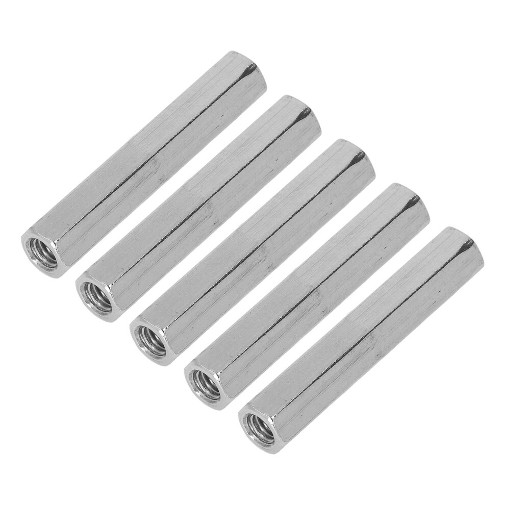 Set Of 5 M8x1.25 75Mm Stainless Steel Hex Coupling Nuts For Bolts And Studs 9381371981916