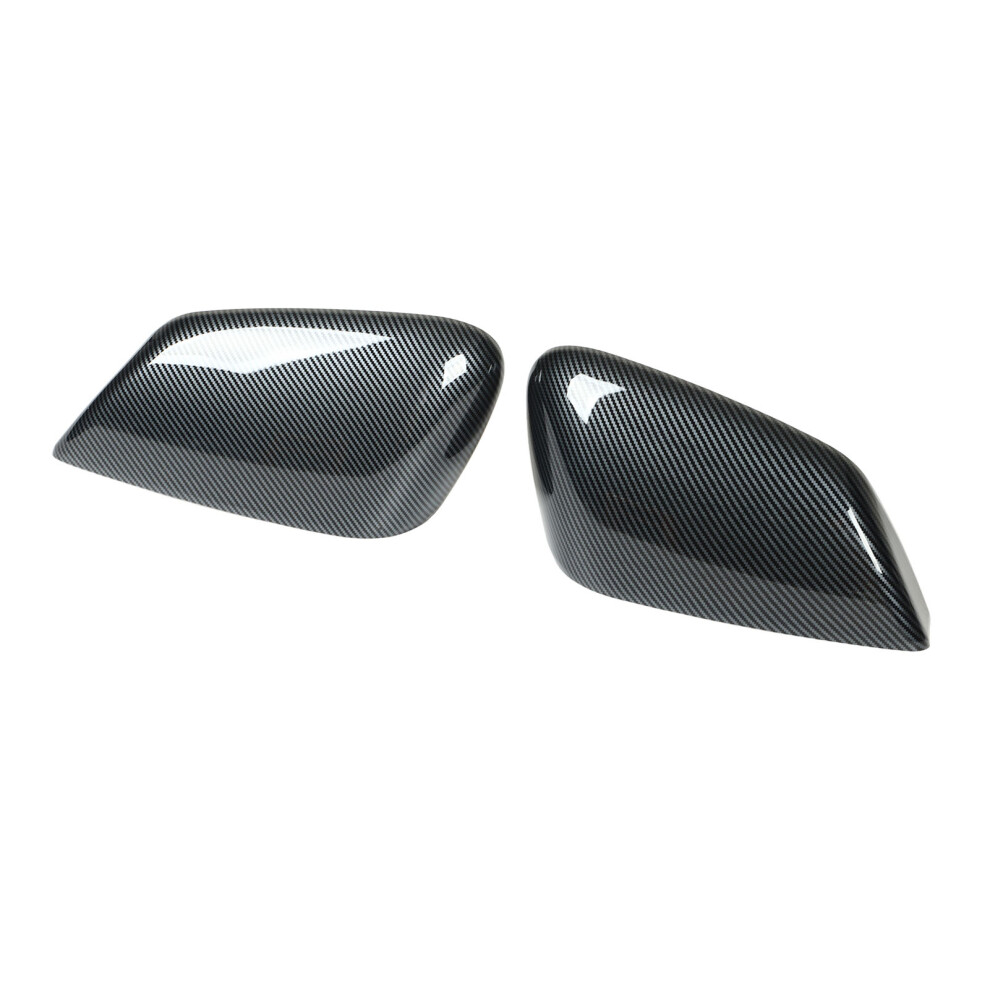 Carbon Fiber Style Rearview Mirror Caps 2Pcs For Kia Ev6 2022+ 9421371982398