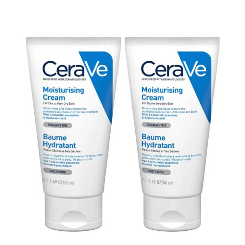 CeraVe CeraVe Moisturising Cream 50ml x 2