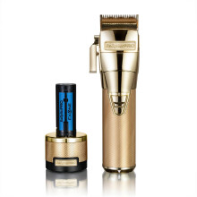 (Gold) Babyliss Pro FXONE All Metal Hair Clipper N1 Digital Motor Built In Oil Reservoir Battery Indicator