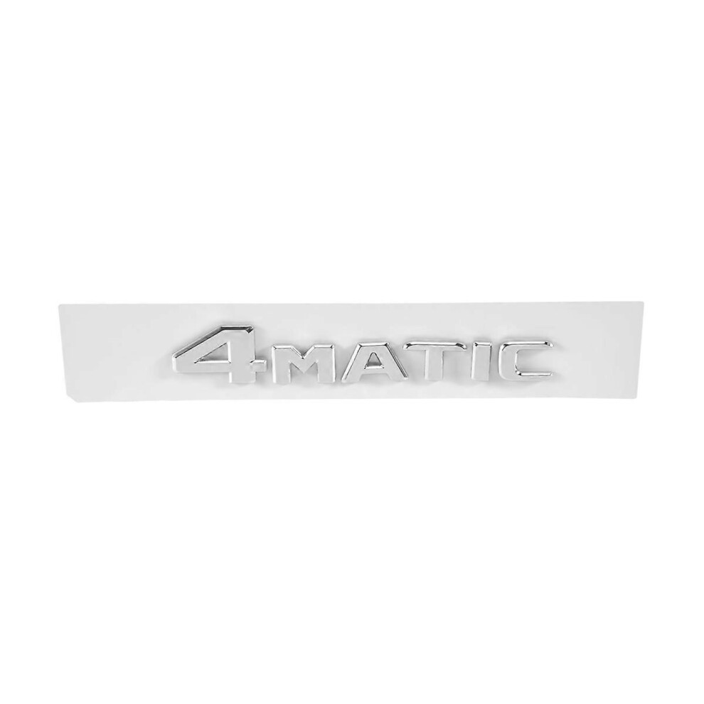 4Matic Car Trunk Door Fender Bumper Sticker Emblem Adhesive Tape Replacement Compatible With Mercedes 8460558886907