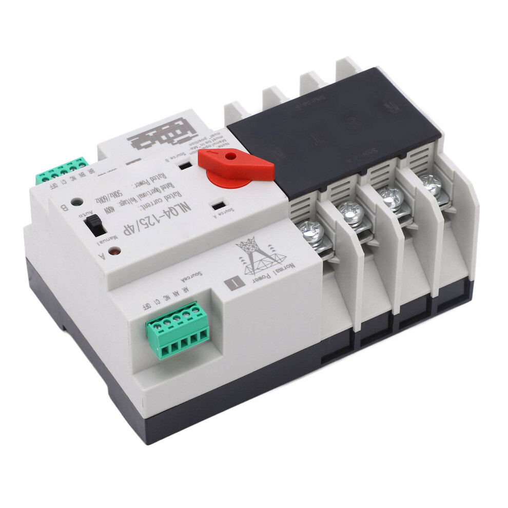 High Temp Resistant Dual Power Transfer Switch Ac400v 20A 4P 5001371988237