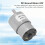 DC-Getriebemotor 7 U/min 24 V Hall-Effekt-Encoder Alu/Messing 4