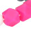 Collier de dentition sensoriel en rose rouge - Silicone de dureté moyenne 7