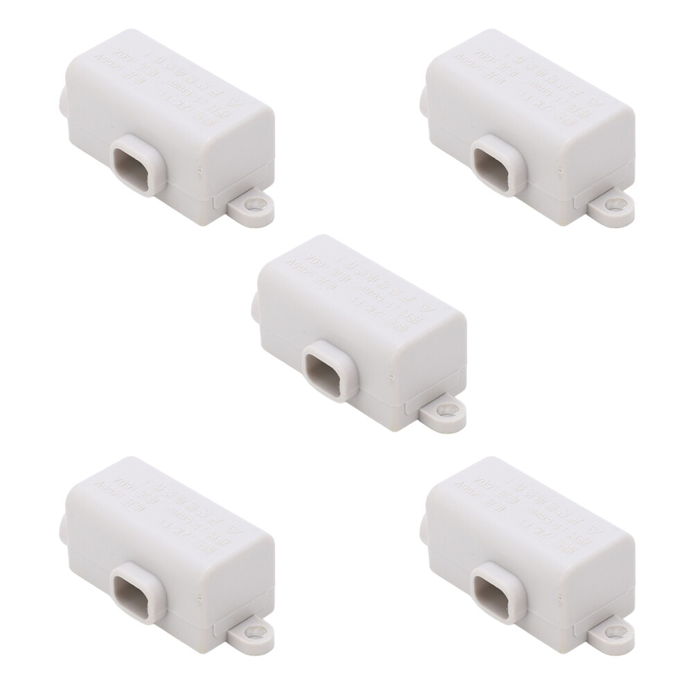 5Pcs Zk T1 T Type Splitter Block 60A 400V Wire Connector, 32X20x15mm 6901371990089