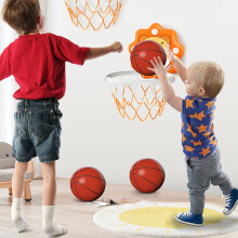 709H Kids Hanging Indoor Basketball Hoop, Orange, 12cm Diameter