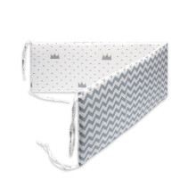 Baby's Cozy Retreat: Luxuriously Soft Elegant Chenille, Microfiber Nursery Crib Liner Ensures Safety & Comfort For Your Little One