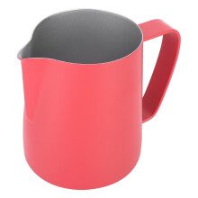Kubek do spieniania kawy, stylowy design, gładka powierzchnia, jasny kolor, dzbanek do spieniania, dzbanek do kawy ze stali nierdzewnej,