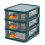 Innovative Plastic Storage Solution, Transparent Design Multi-Layer Drawer Box For Efficient Classification And Organization Of Desktop Sundries, 4