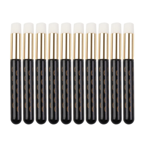 Βουρτσάκια σαμπουάν βλεφαρίδων, Golden10PCS Βαθύς καθαρισμός καλλυντικών βουρτσών