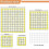 4-delig patchwork linialenset met antislip 2