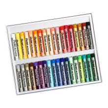 36 Pcs Bright Oil Pastels Set, 16.5x20cm, Smoother Painting Supplies