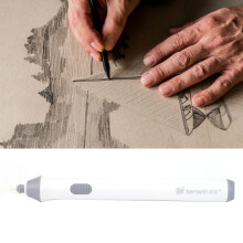 Elektronikradierer-Set, Hochgeschwindigkeits tragbarer automatischer Bleistift-Entferner, 17x2cm