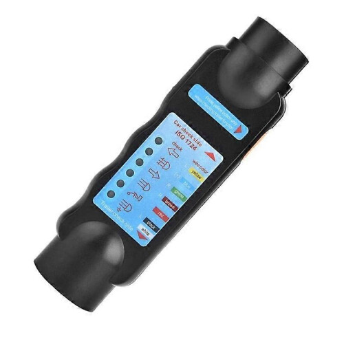 7-Core Trailer Tester 12V RV Cable Signal Tester Plug-Socket Connector Recorder 1