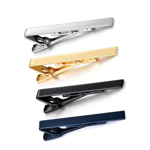 4Pcs Männer Krawatte Clip Kupfer Modische Elegante