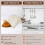 Cotton Bread Storage Bag TPU Lined Interior and Drawstring-B 2
