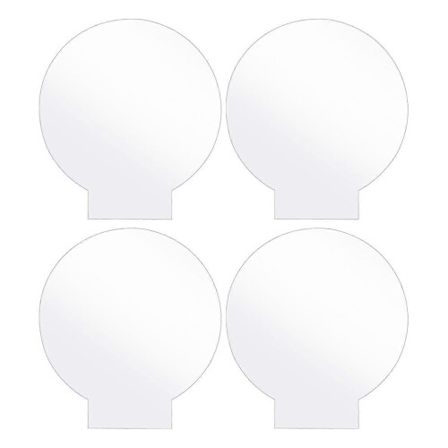 clear acrylic sheets, round discs, thick (4 mm) acrylic plastic sheets for LED light bases, signs, DIY projects