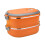 Rectangular Stainles Steel Lunch Container with-2 Orange 1