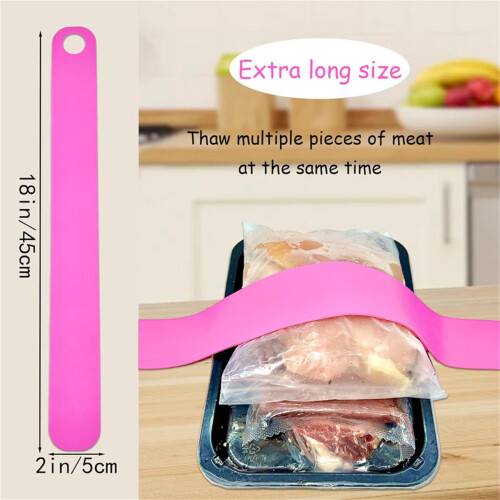 Efficient Food Thawing Tool Strap Works On Meat Seafood-Green 1