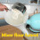 Baking Preparation Tool Mixer Compatible Flour Funnel-White 6