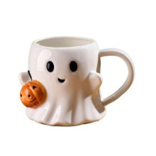 Capricious Halloween Specters Coffee Cup 600ml Durable Ceramic