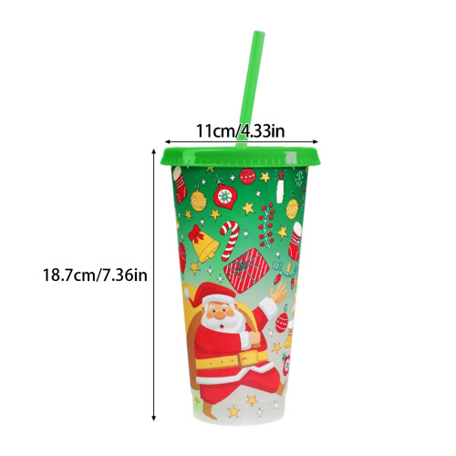 Celebratory Identity Altering Color Plastic Cup 710ml-red 1