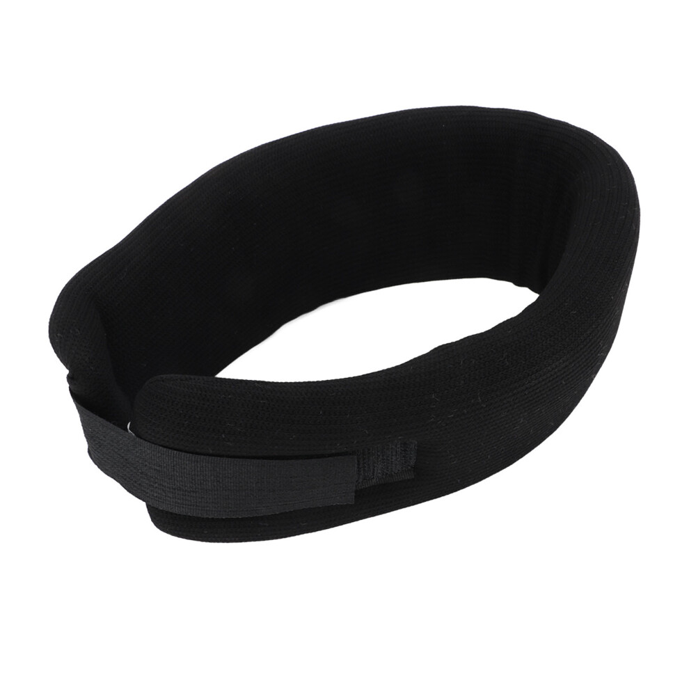 Black Adjustable Soft Neck Brace Foam Cervical Collar For Neck Pain, S