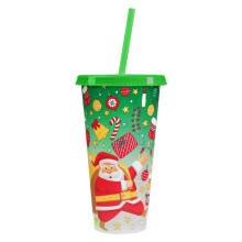 Holiday Themed Recyclable Glass 710ml Color Altering Cold-green