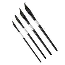 Pinceaux Ă peinture en Fibers de Nylon, manche en bois, pour