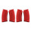 Heat Insulation Silicone Pot Pulls Food Grade Component-Red 1