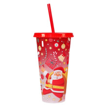 Celebratory Identity Altering Color Plastic Cup 710ml-red