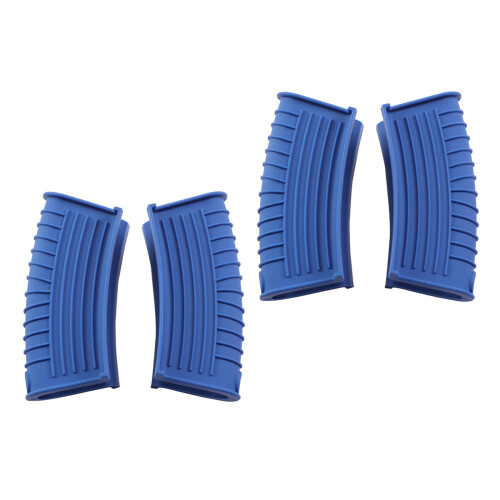 Dishwasher Safe Pot Handle Covers Heat Resistant Silicone-Blue