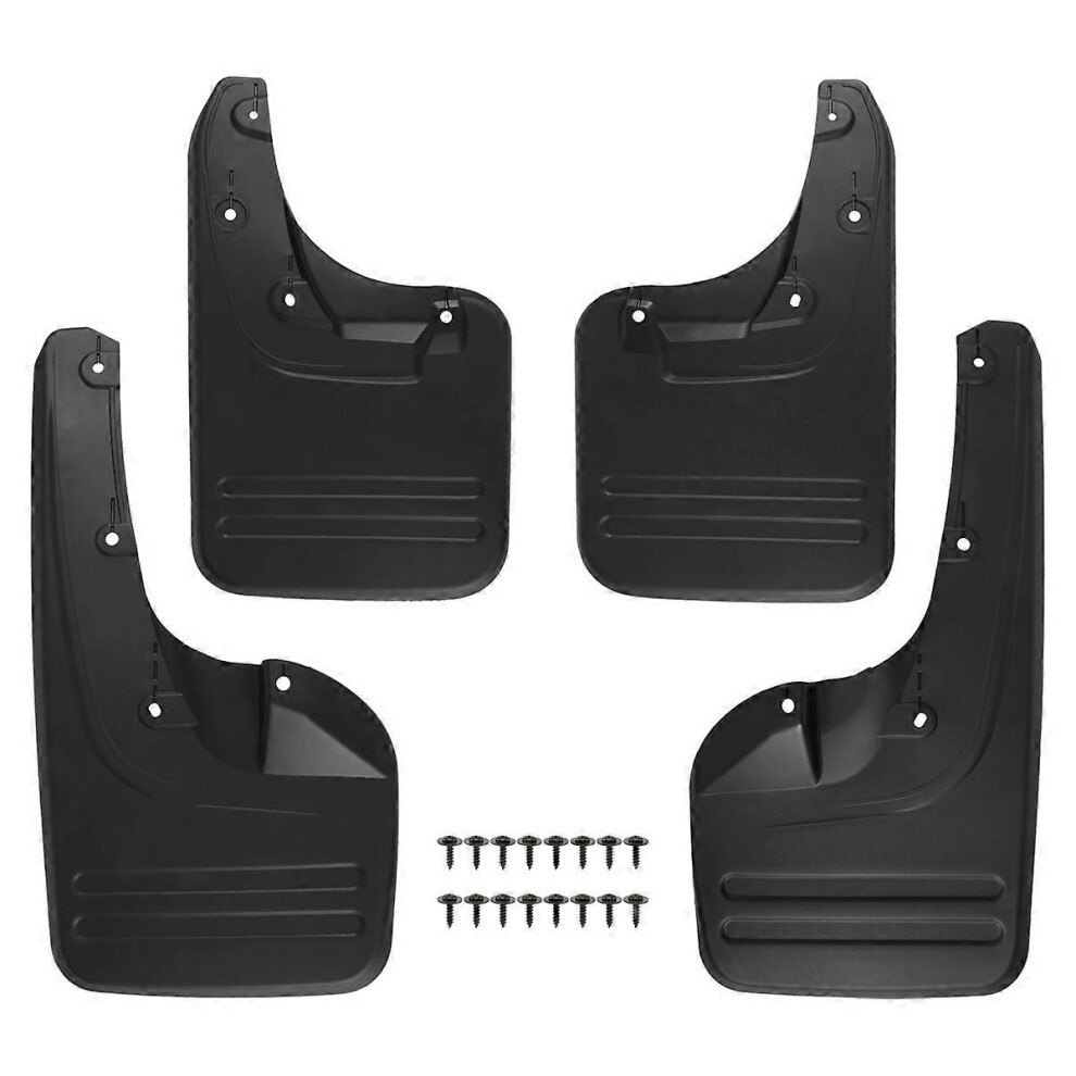 4X Front And Rear Mud Flaps Splash Guards-Fenders Compatible With Toyota Hilux Vigo 2005 - 2014 Plastic Direct Bolt 8316403733943