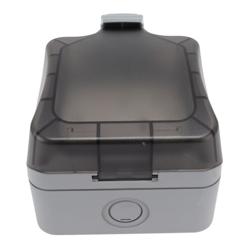 Outdoor Waterproof Switch Socket Box, 15.8x9x11.4cm, Splashproof Dustproof 2