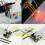 1818-piece DIY electronics component set with resistors, LEDs, triodes, capacitors, diodes, PCBs, potentiometers 5