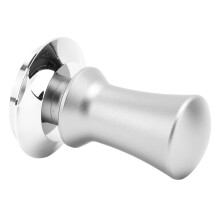 Durable 51mm Coffee Tamper with Spring Design - Silver Finish