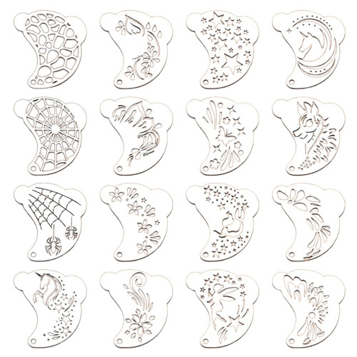 Pochoirs de dessin multi-design pour artistes-D47
