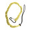 Sturdy Nylon Tool Tether Rope with Climbing Hook Yellow 5ft 1