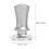Kaffeetamper 51mm Edelstahl 88mm Silber 4