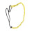 Sturdy Nylon Tool Tether Rope with Climbing Hook Yellow 5ft 4