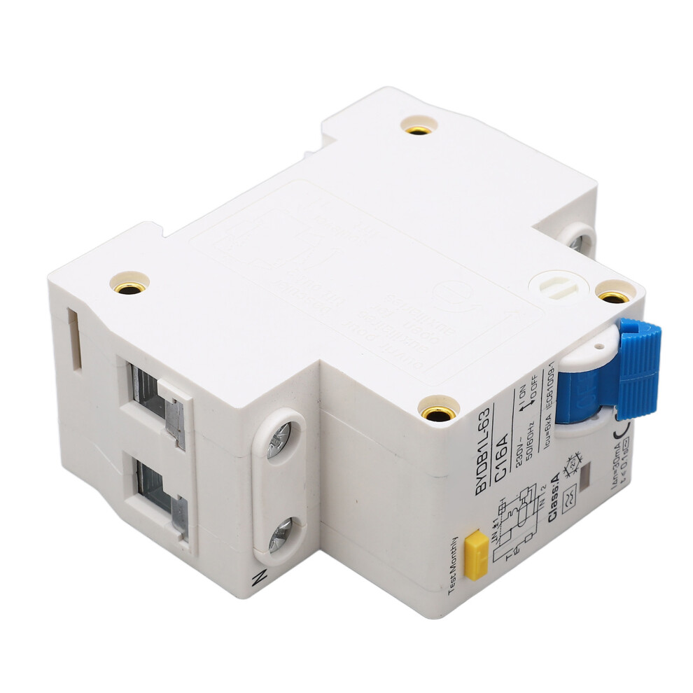 A Type 16A Residual Current Circuit Breaker N 30Ma Protection Switch 230V 9411372003345
