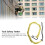 Sturdy Nylon Tool Tether Rope with Climbing Hook Yellow 5ft 2