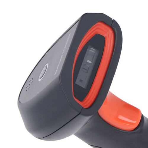 2.4G Wireless 1D Barcodeleser, Rotes Licht Handheld CCD, USB, 2000mAh 2