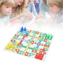 Children's Plastic Portable Chess Set, Wear-Resistant Board Toy