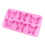 Romance Butterfly Cake Molds 6 Cavity Silicone-Light blue 6