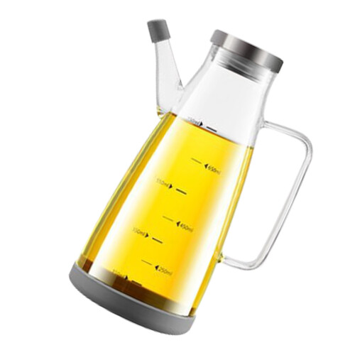 Delicate Oil Bottle Nonrust Steel Lid Drip Proof-  750ml