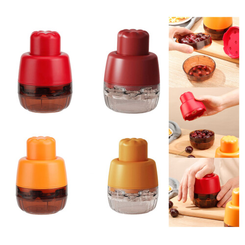 7 Simultaneous Holes Ergonomic Press-Transparent yellow 2
