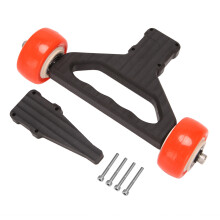 Doppel Rad Wheelie Bar für 1/5 ARRMA KRATON 8S OUTCAST 8S LKW RC Auto Update Teile ZubehöR, Rot