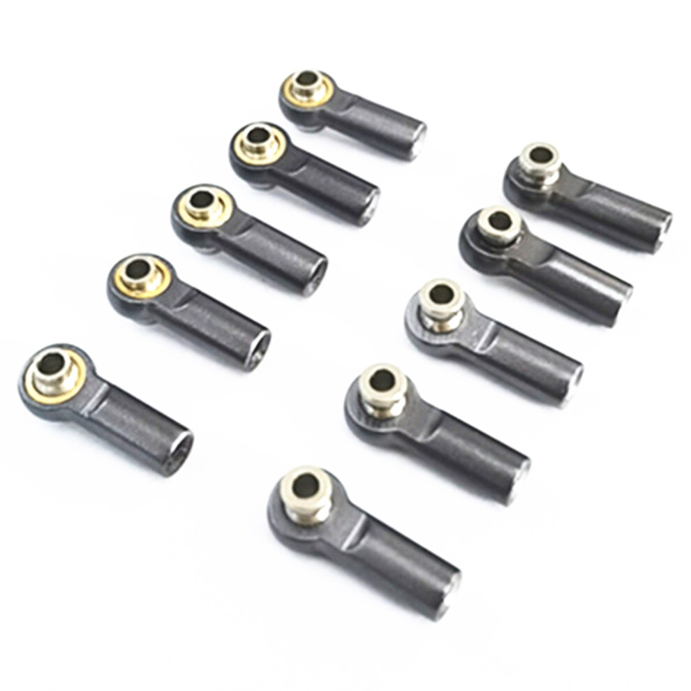 10Pcs Metal M2.5 Link Tie Rod End Joint For A959 12428 144001 Wpl C24 Mn D90 Mn99s Rc Car Parts,Titanium 6033772628718